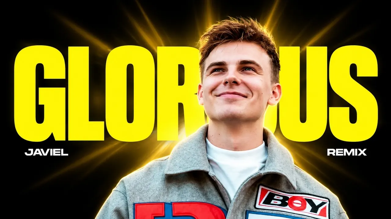 Official YouTube thumbnail for the Glorious progressive-house remix by Javiel Liow.